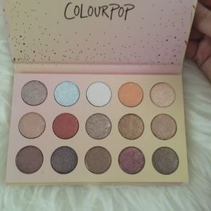 Golden state of mind, colourpop eye shadow palatte